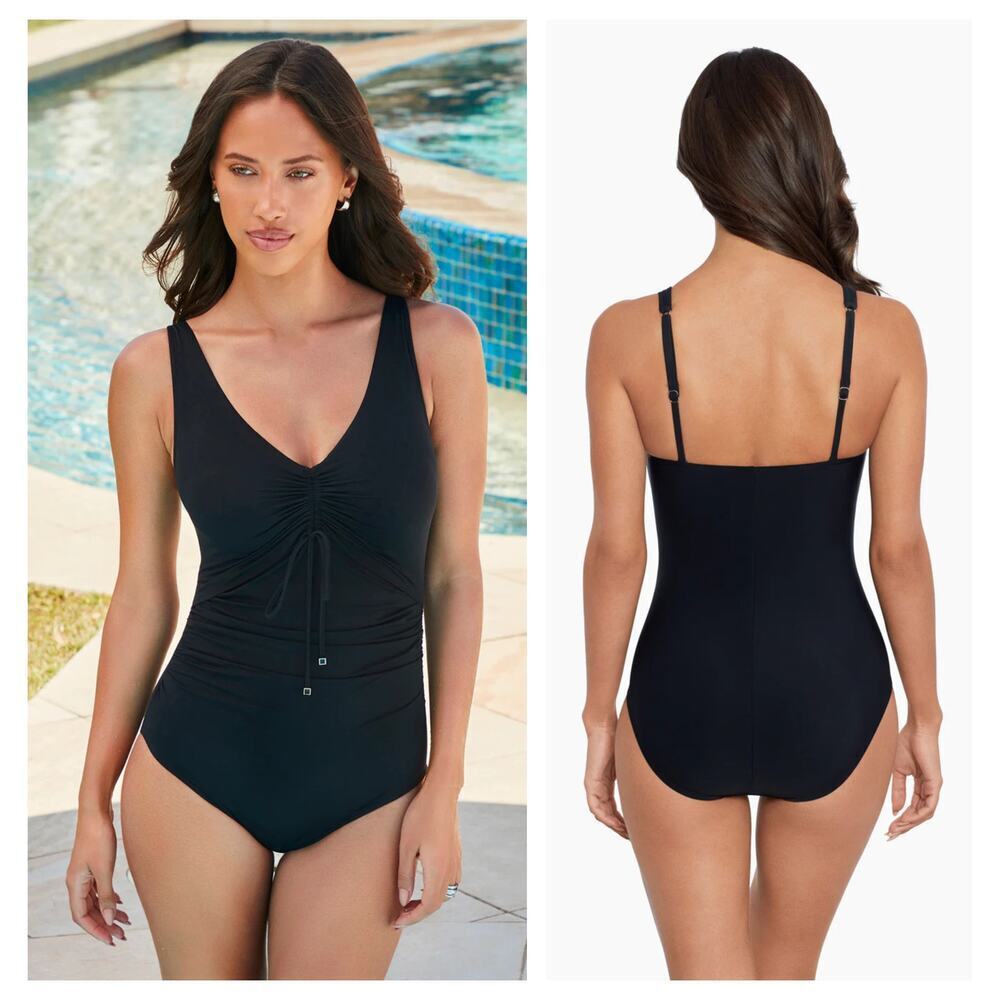 NWT Magicsuit 6017678 Sansa Solid One-Piece Swimsuit Size US/10 - Picture 11 of 11